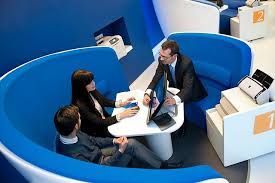 Bbva Easybank Branch Customer Service Station The Financial Brand Retail Banking Bank Design Bank Branch