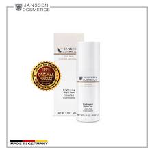 Dermokozmetik indirimli ve güvenilir online satış sitesi dermoeczanem.com. Cream Wajah Janssen Cosmetics Brightening Night Care 50 Ml Cream Malam Untuk Efek Pencerahan Shopee Indonesia