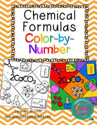 Chemical Formulas Color By Number Teks 8 5d Chemical Formula Chemistry Lessons Chemical