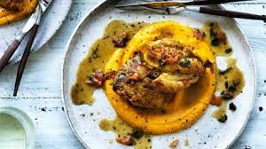 Neil Perry S Chicken Saute With Pumpkin Puree Recipe Good Food