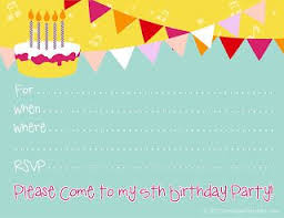 Create custom printable flash cards. 41 Printable Birthday Party Cards Invitations For Kids To Make Birthday Party Invitations Printable Party Invite Template Create Birthday Invitations