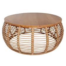 Anchor the living room with a modern coffee table. Iris Rattan Coffee Table Coffee Table Wood Rattan Coffee Table Coffee Table