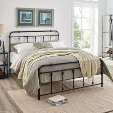Queen metal bed frame wayfair. Bed Frames Metal Kaela Wayfair