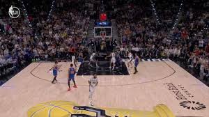 Karl-Anthony Towns shows off the range on triple