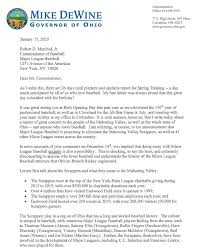 Once you've greeted a governor by their title and surname,. Today I Sent A Letter To The Governor Mike Dewine Facebook
