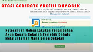 Berikut ini merupakan daftar perubahan pada aplikasi dapodik 2022: Cara Mengatasi Generate Prefill Dapodik Mohon Lakukan Penambahan Akun Kepala Sekolah Youtube