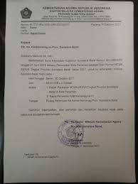 Surat undangan rapat dinas bersifat resmi karena hal tersebut berhubungan dengan suatu pada dasarnya contoh surat undangan rapat dinas beragam sesuai dengan kepentingan rapat, salah misalnya pertemuan wali murid yang mengharuskan mengundang wali murid, rapat guru yang. Undangan Rapat Kementerian Agama Provinsi Sumatera Barat