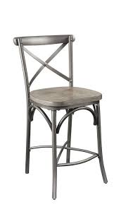Westfall 26 Bar Stool Counter Height Chairs Grey Oak Wooden Chair