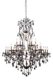 43718rs (raw steel) rocklyn collection. Elena 25 Light Raw Steel Chandeliersilver Shade Grey Royal Cut Crystal Hqz5j Capitol Lighting Gallery