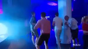 White people get by using gimmick dance moves, i cant dance but neither can most of my friends, but one one of my friends come up with a gimmick dance move like pointing around the room in sync. Gangnam Style White People Dancing Gif Find On Gifer