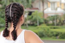 Once all the additional strands have been gathered, continue braiding in a regular style braid until it reaches. How To Make Two French Braids By Yourself