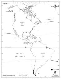 El ecuador terrestre además tiene gran importancia ya que es el que permite la división del planeta en dos hemisferios diferentes. Mapa De America Con Su Divison Regional Curriculum Nacional Mineduc Chile