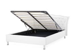 Was sie über preise und qualität wissen sollten. Barock Bett Unicorn Lederbett Weiss Mit Strasssteine Lattenrost Bettkasten Leder Ebay