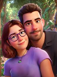 Custom Pixar Style Portrait: Family Cartoon Art (digital Download)