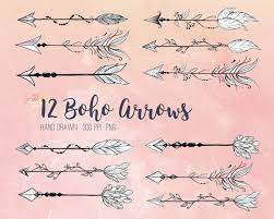 Buy 3 Get 30 Off Hand Drawn Boho Arrows Clipart Tribal Arrow Clipart Bohemian Arrow Clip Art Tribal Arrows Clip Art Native Arrow Arrow Tattoos For Women How To Draw Hands Arrow Clipart