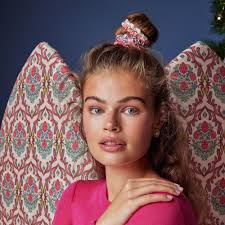 Slip Pure Silk Skinny Scrunchies, Chelsea Ornament 4x Scrunchie Pack