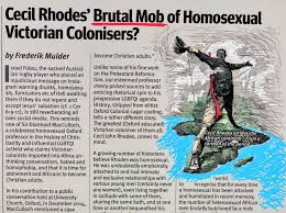 View cecil rhodes research papers on academia.edu for free. Cecil Rhodes Brutal Mob Of Homosexual Victorian Colonizers Anglican Ink C 2021