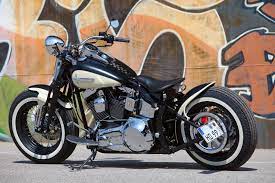 Thunderbike Cross Bobber H D Cross Bones Flstsb Softail Umbau Softail Bobber Bobber Motorrad Chopper Cruiser