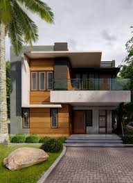 35 Inspiring Modern House Architecture Design Ideas Magzhouse In 2020 Small House Design House Outside Colour Combination Small House Exteriors