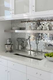 Mirror Mosaic Backsplash Kitchen Mirror Home Kitchens Sweet Home
