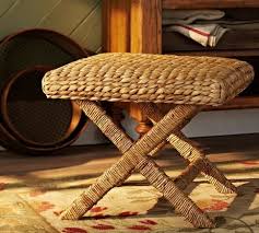 Potterybarn Seagrass Stool Is Nuetral And Natural Which Makes Is Versatile In Many Different Styles Of Rooms Seagrass Headboard Stool Pottery Barn