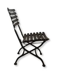 Constructed of 22mm x 1.2mm round steel pipe, each piece features triple braced frame and riveted steel components that makes it sturdy and highly durable. Four 4 Black Metal Bistro Folding Dining Patio Chair Indoor Outdoor Chairs Garden Furniture French Dream Home Design Decor Outdoor Chairs