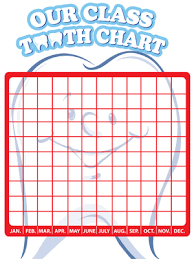 Tooth Chart 8 5 X 11 Fuel The Brain