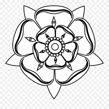 It has long ascenders just because i like them. Small Tudor Roses To Colour In Clipart Best Tudor Rose Png Download 2401683 Pinclipart