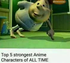 Jimmy Neutron Carl Wheezer Push Up Finger Top Ten Five Strongest Anime Characters Of All Time Meme Youtube Funny Memes Funny Relatable Memes Dankest Memes