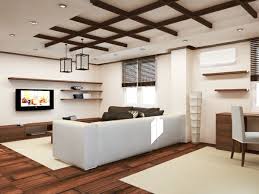 Idees Deco Plafond Sympa Carre Lustre Bois Plafond Design Plafond Moderne Deco Plafond
