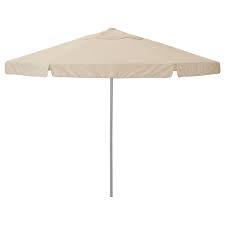 Kuggo Varholmen Sonnenschirm Grau Beige Ikea Osterreich In 2020 Sonnenschirm Sonnenschirmfuss Und Sonnenschirmhalter