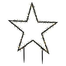 Led Weihnachtsleuchte Gartenstecker Stern Eisen Anzahl Led 225 Stk Stern Hohe 102 Cm Bauhaus