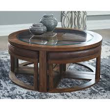Bloomsbury Market Hutchinson Coffee Table With 4 Nested Stools Wayfair In 2020 Coffee Table With Stools Coffee Table Coffee Table Setting