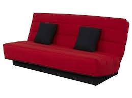 Clic clac vente unique canapé clic clac saloon 100 coton avec coffre de rangement noir. Banquette Clic Clac Monica 2 Coloris Rouge Vente De Banquette Clic Clac Conforama