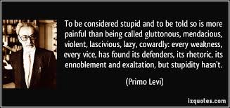 Quotes About Being Called Stupid Quotesgram