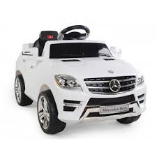 Ride On Car Toy For Kid Powered Wheels R C Licensed 6v Mercedes Benz Ml350 White Toy Car Baby Car Toy Remote Control Cars