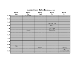 Check spelling or type a new query. 45 Printable Appointment Schedule Templates Appointment Calendars