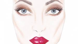 drawing with makeup a face chart tutorial mira metzler