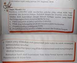Kumpulan kunci jawaban matematika pkn ba docx. Tugas Mandiri 4 1 Peristiwa G30s Pki Telah Memberikan Pukulan Yang Cukup Telak Bagi Persatuan Dan Brainly Co Id