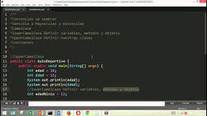 When it comes to naming variables, styleguides generally fall into one of two camps: Tutorial Java Desde Cero 5 Convenciones Camelcase Y Constantes Youtube