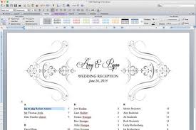 Free Printable Wedding Reception Templates Seating Chart