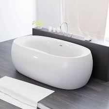 Die leichte schräge im rückenbereich sorgt für bequemlichkeit und die 103 cm lange bodenlänge bietet ausreichend bewegungsfreiheit für ihre beine. Tronitechnik Freistehende Badewanne Acrylbadewanne Standbadewanne Dokos 180cm X 100cm X 60cm Norma24