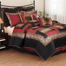 Black And Brown Comforter Sets Black Red Brown Black Cheetah Jungle Comforter Set Queen Size Print Comforter Comforter Sets Comforter Bedding Sets