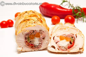 Se condimentează şi se lasă la rece 15 minute. Rulada De Pui Cu Sunca Si Legume Diva In Bucatarie