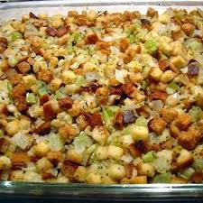 Old Fashioned Bread And Celery Dressing Or Stuffing Thanksgiving Dishes Stuffing Recipes Holiday Cooking