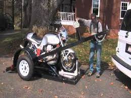 Air Lowering Motorcycle Trailer The Ultimate Trailers Com Youtube Motorcycle Trailer Bobber Motorcycle Motorcycle