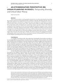 See past project info for urban 6 remodeling inc including photos, cost and more. Pdf An Ethnographic Perspective On Urban Planning In Brazil Temporality Diversity And Critical Urban Theory