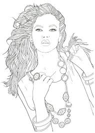 Fashion Designer With The 80 Models Coloring Book By 70eastbooks Desenhos Para Colorir Adultos Desenho De Rosto Desenhos Para Pintar