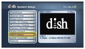 Set Display Preferences On A Dish Vip Receiver Mydish