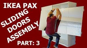 Wardrobe (10 pages) summary of contents for ikea pax. Ikea Pax Wardrobe Sliding Doors Assembly Part 3 Youtube